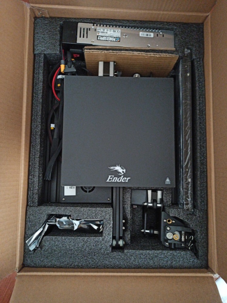 Creality Ender 3 3D Printer Fully Open Source with Filament (White Color)