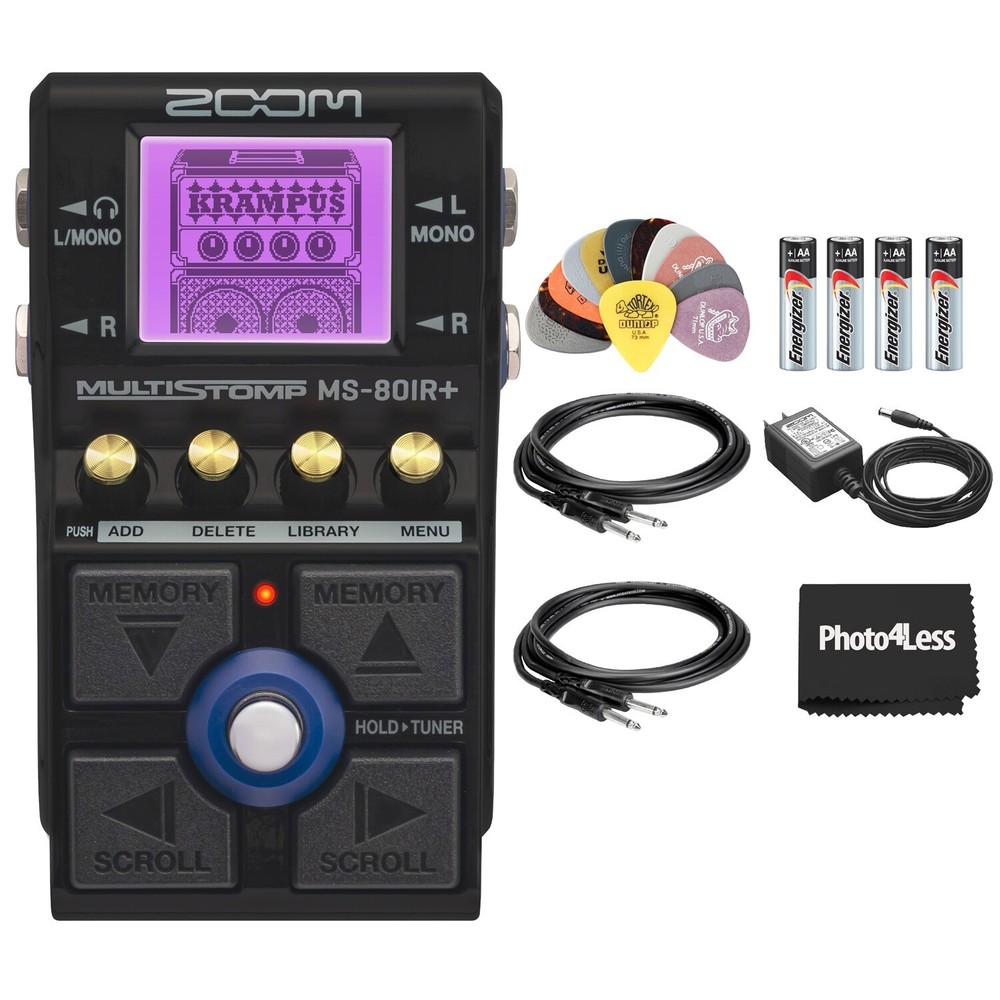 Zoom MS-80IR+ Multistomp Multi-layer IR Pedal Bundle