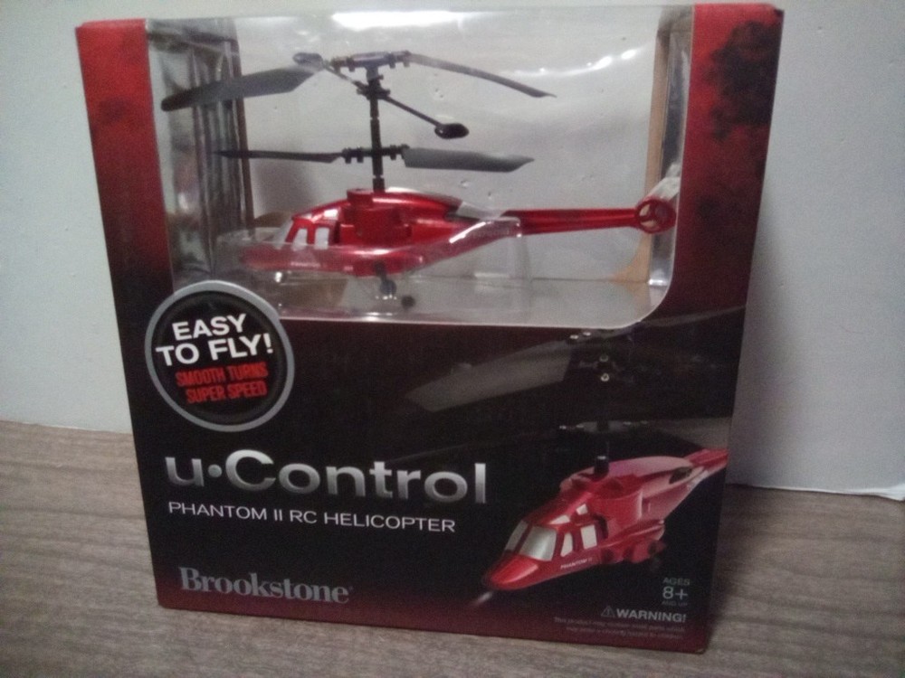 Brookstone U-Control Phantom II RC Helicopter - Remote Control - Easy to Fly