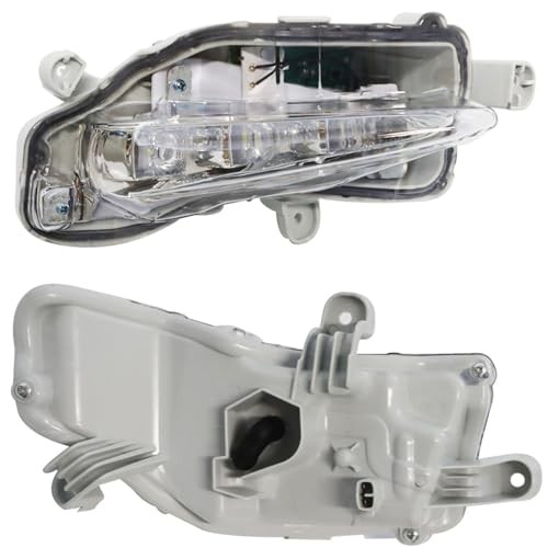 Fog Lights Assembly Replacement for Corolla L LE XLE 2017 2018 2019 Clear