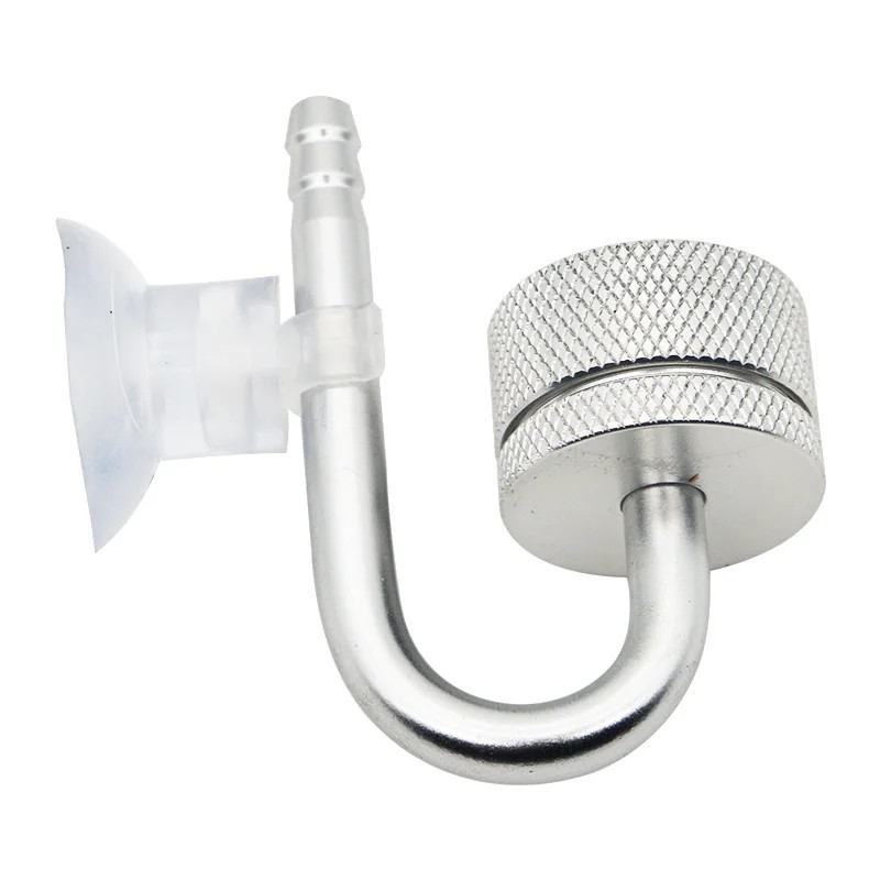 Aquarium Co2 Diffuser Solenoid Regulator System Atomizer Fish Tank Bubble Silver