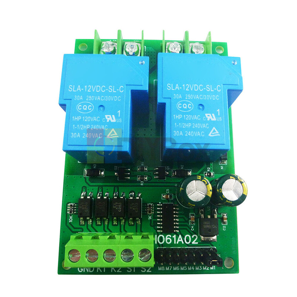 30A DC 12V/24V Motor Controller Relay Module Forward Reverse Control Board New
