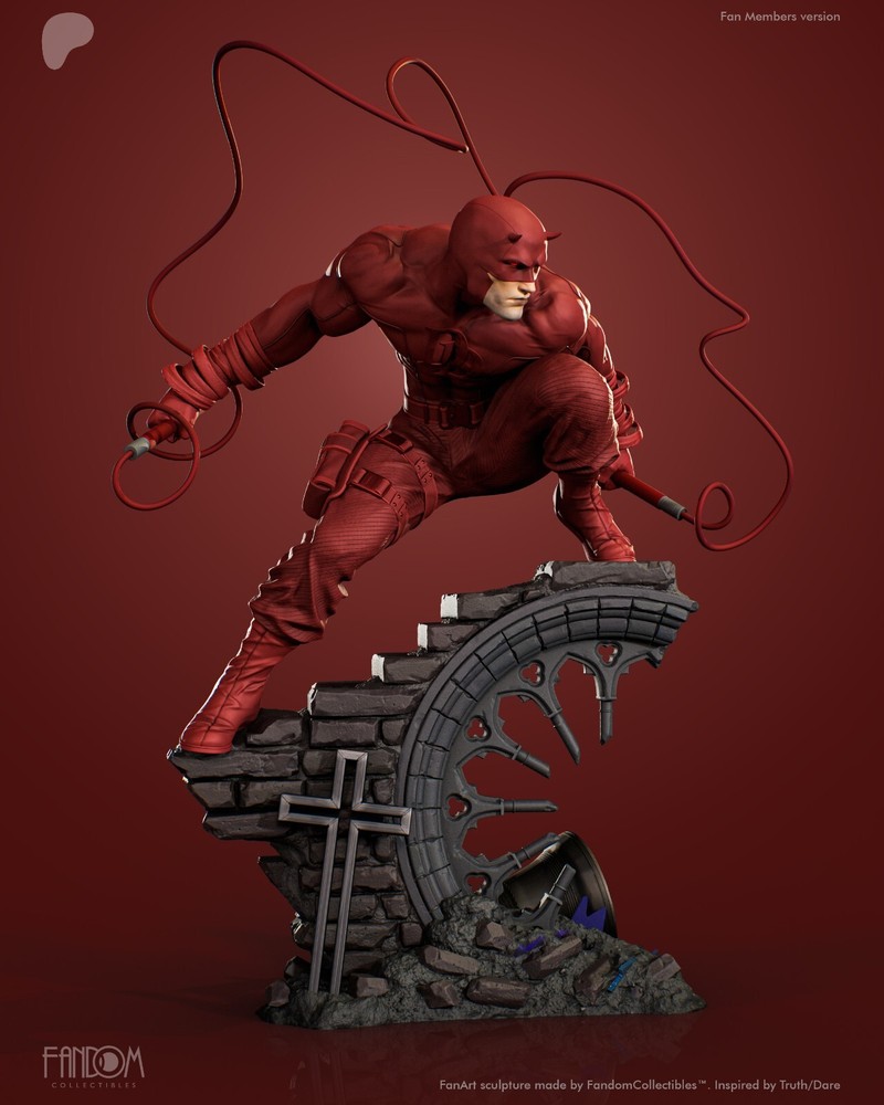 Daredevil 3D Print Unpainted/Unassembled