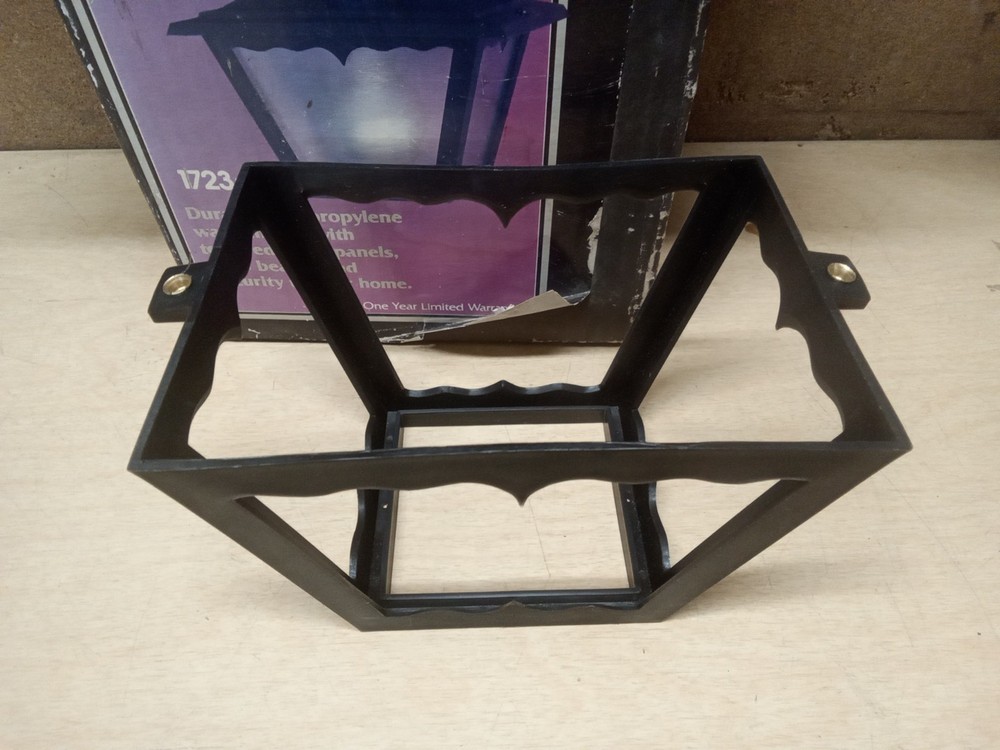 Delval Lighting 1723BLK Durable Polypropylene Wall Lantern