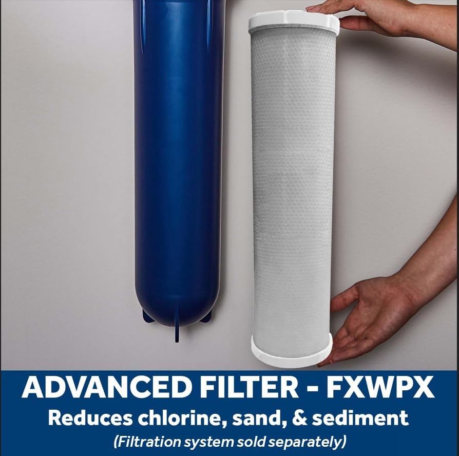 GE Whole House Advanced Replacement Filter, Fits GE GXWH60T System, Reduces Chlo