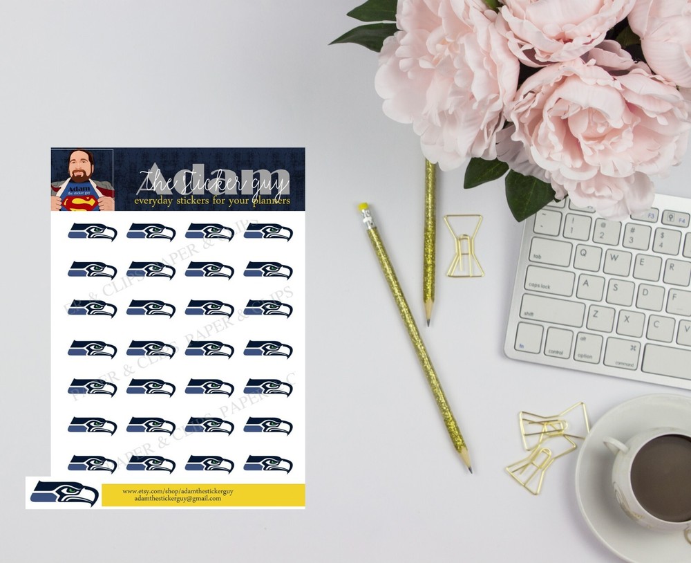 Seattle Seahawks Planner Stickers