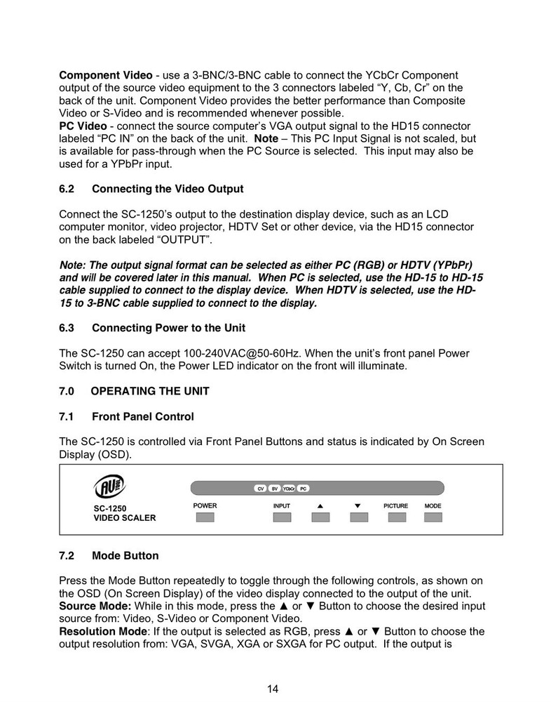 AV Tool SC-1250 VIDEO SCALER *MUST SEE* Used - Working