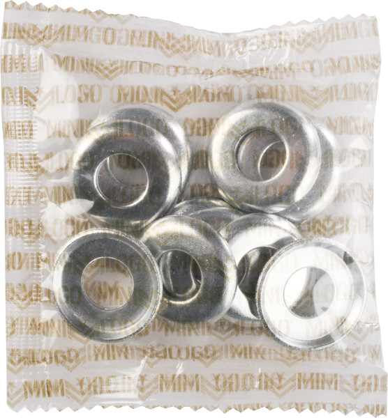 Mini Logo 10/Pack Kingpin Top Washer Silver