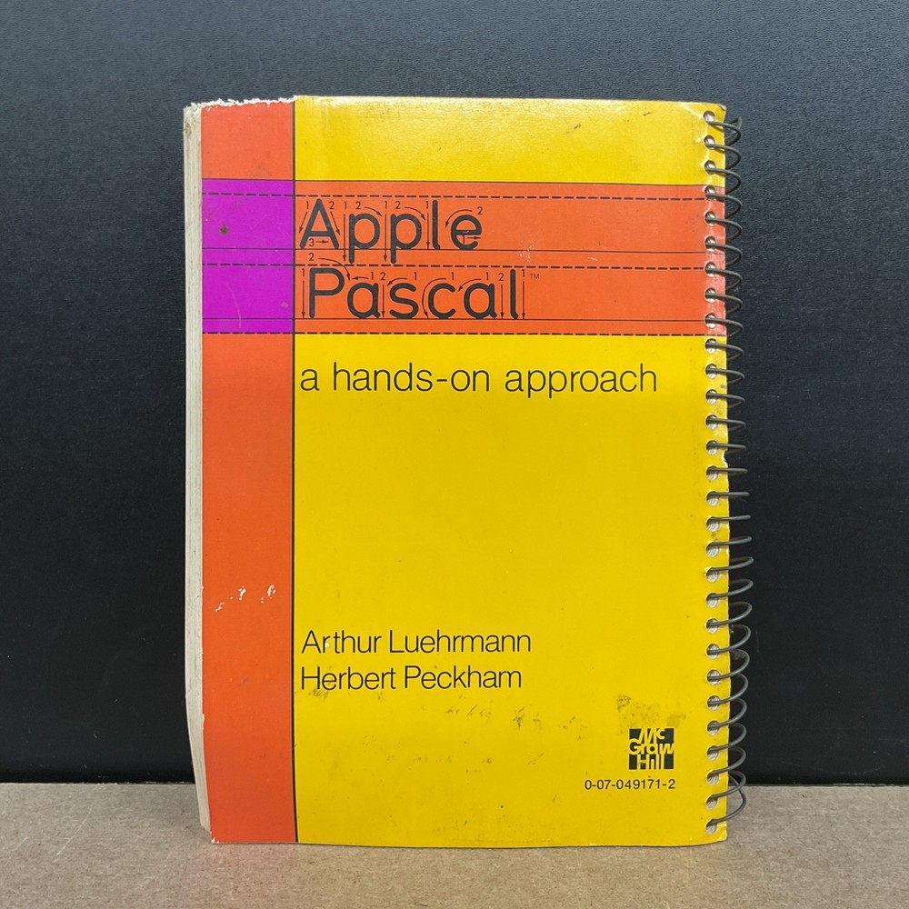 Apple Apple Pascal A Hands On Approach Arthur Luehrmann Manual Vintage Computing