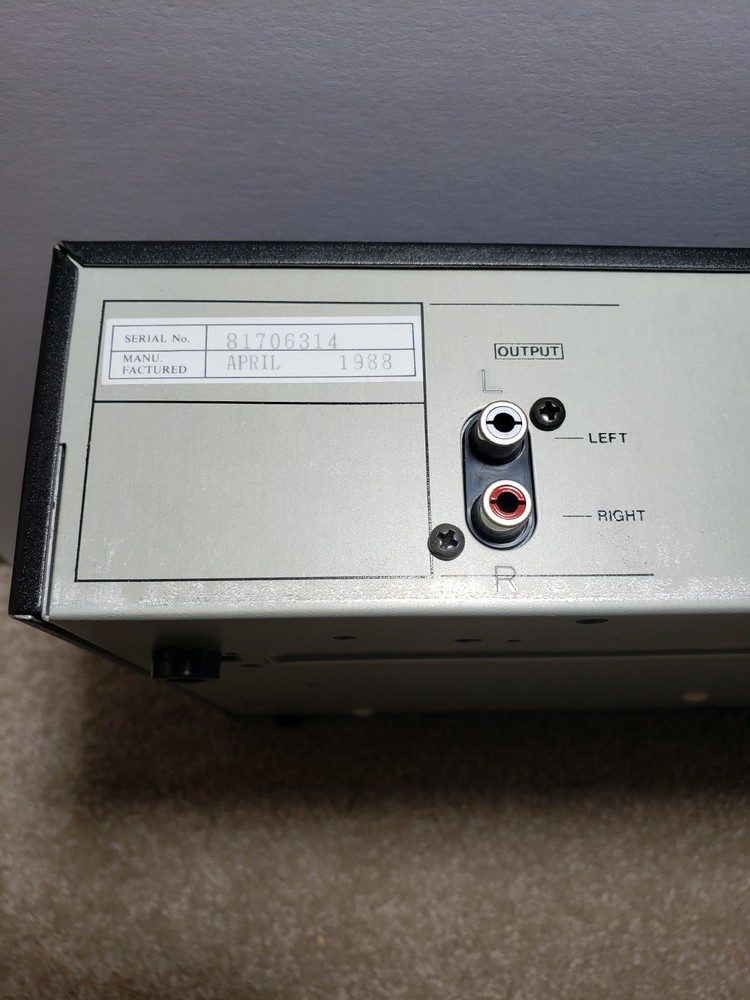 Vintage Scott Compact Disc Player CD DA952A