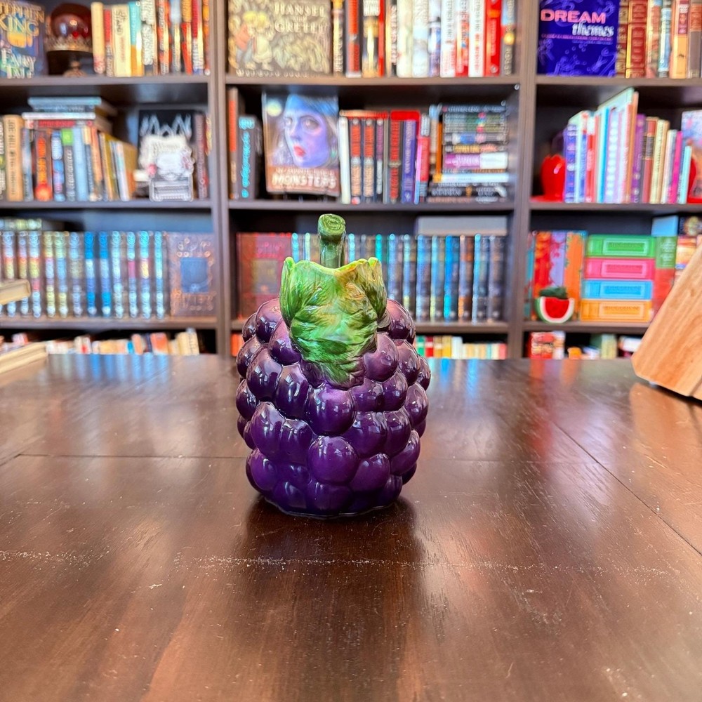 The Haldon Group Purple Grape Pitcher Ceramic Kitchenware Novelty Fruit 1982