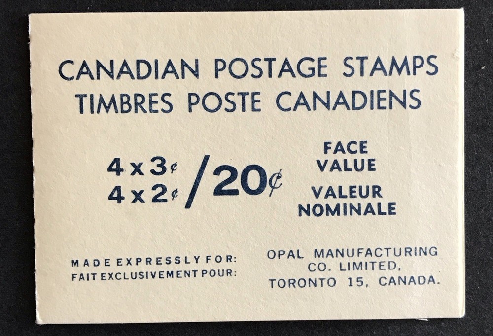 CANADA BOOKLET #455A Complete MNH VF