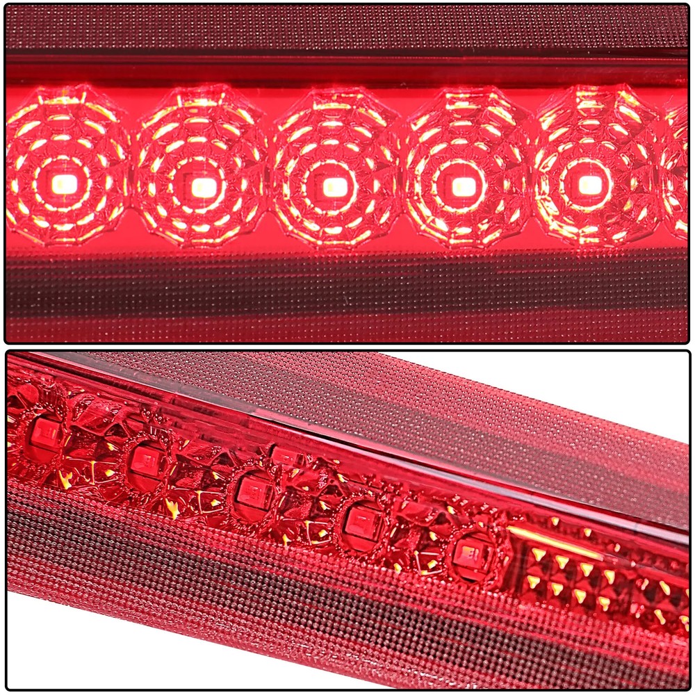 Red Full LED Third Brake Light Rear Tail Lamp Bar For Cadillac DTS 2006-2011