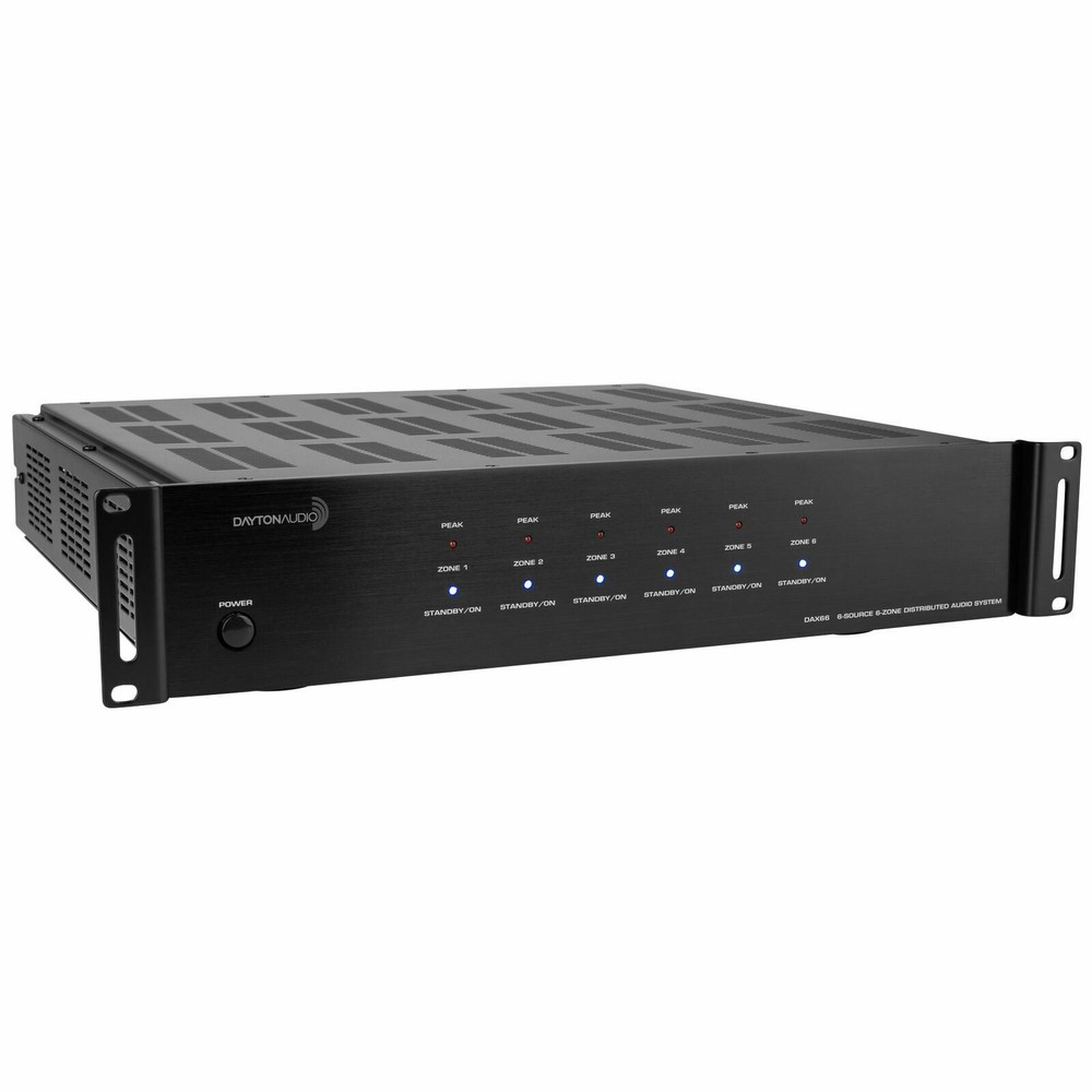 ⭐️Dayton Audio 6-Source 6-Zone Distributed Whole House Audio System 25WPC DAX66⭐