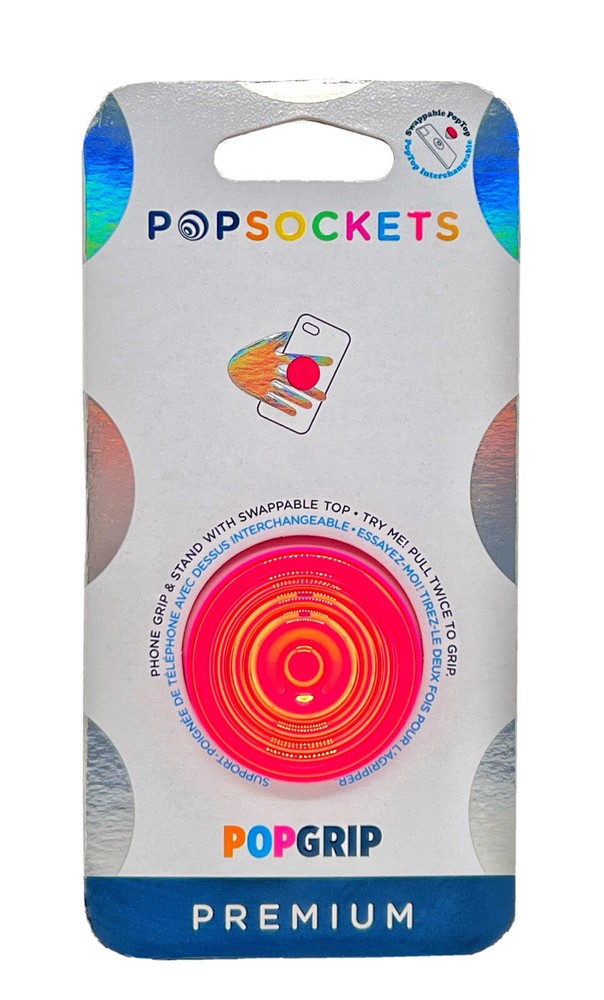PopSockets Premium Ripple Opalescent Pink PopSocket Pop Socket Popsocket