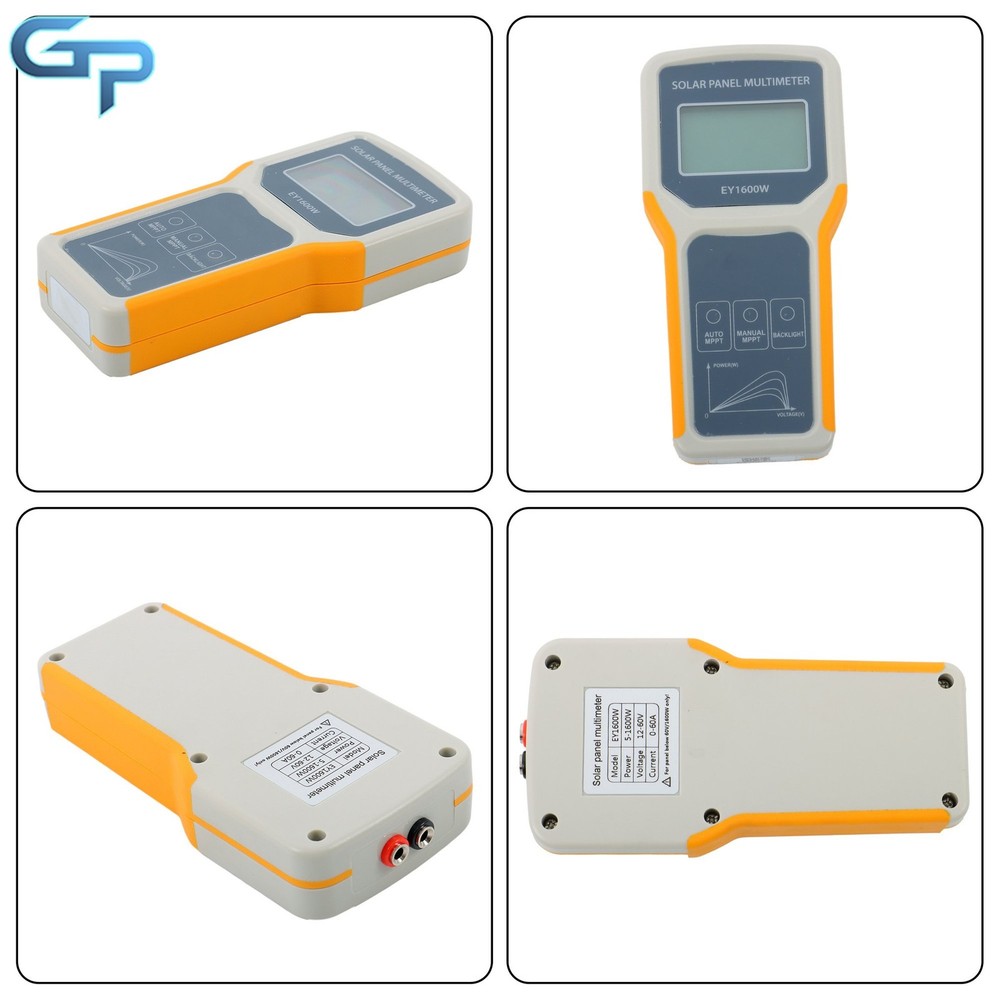 1600W MPPT Solar Analyzer: Open-Circuit Voltage & Power Fault Detection