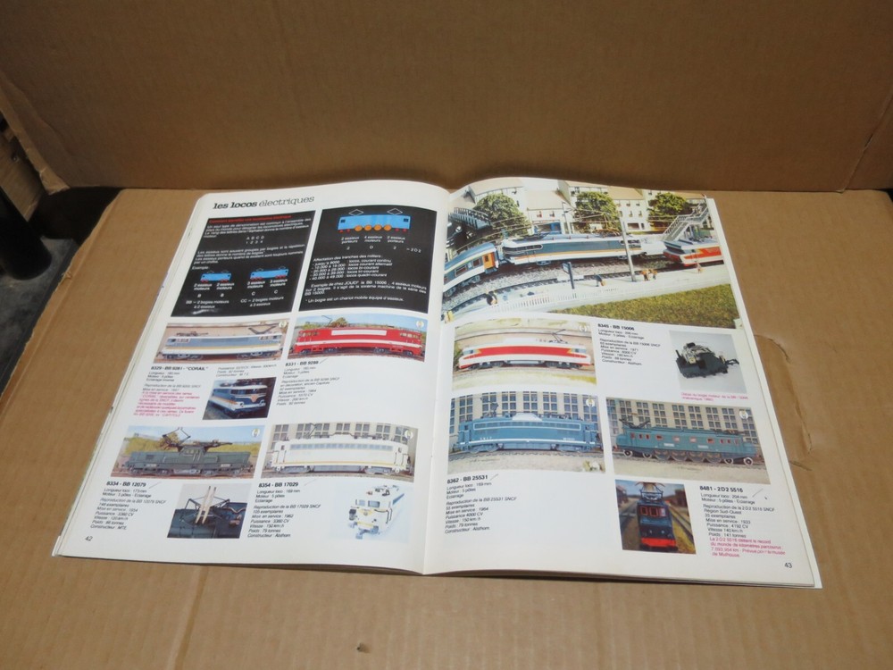 TRAINS catalog richly illustrated JOUEF 1981