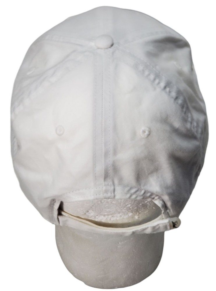 Titleist Golf White Strapback Baseball Hat Cap With Red Paw On Side
