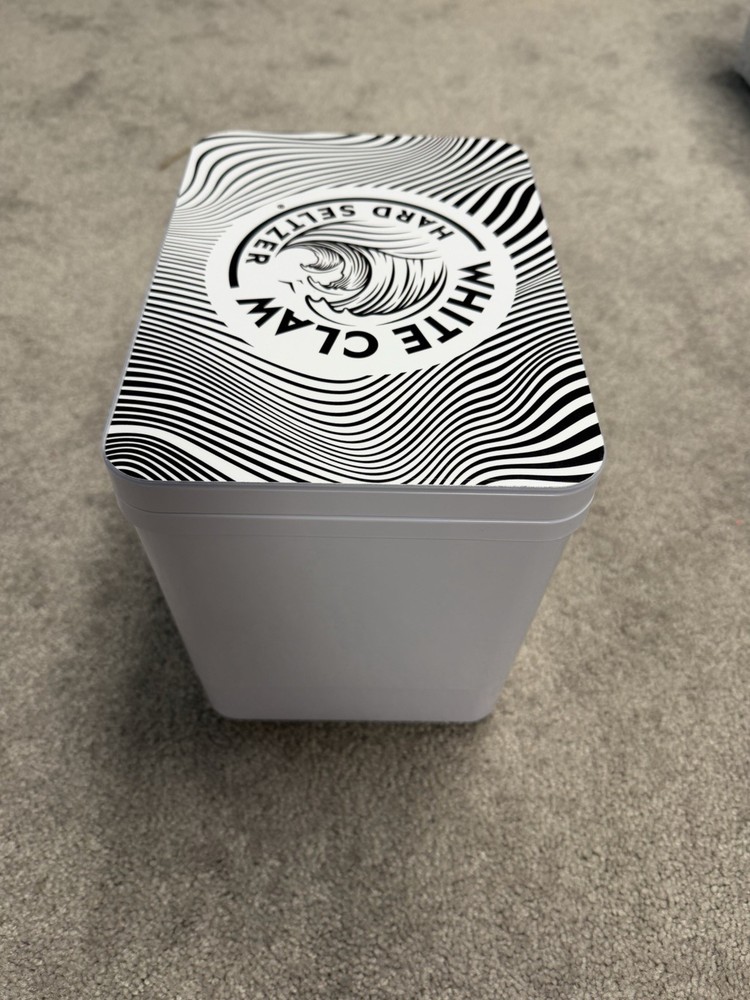 White Claw Mini Beverage Cooler, Electric For Car Or House!