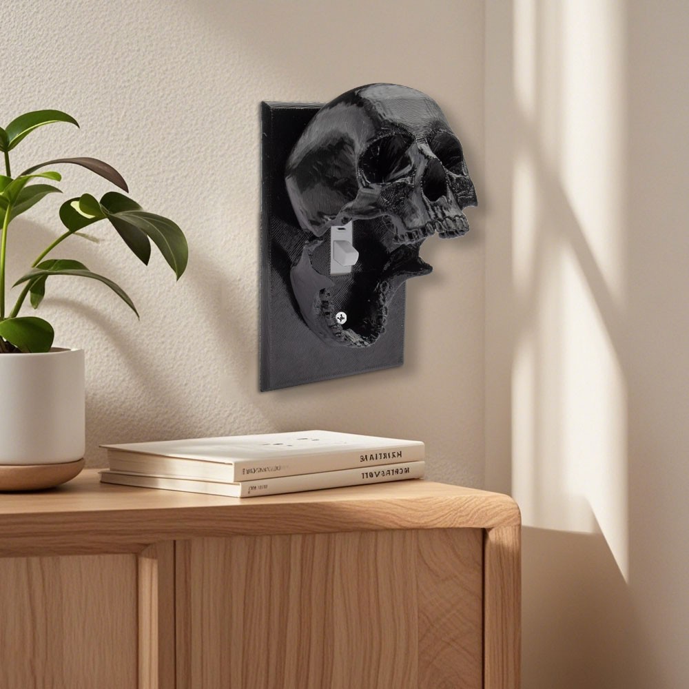 Skull Light switch plate NTL