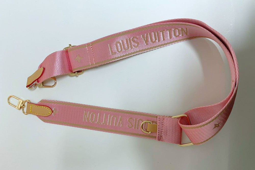 Louis Vuitton Shoulder Strap Adjustable Crossbody Shoulder Replacement Pink