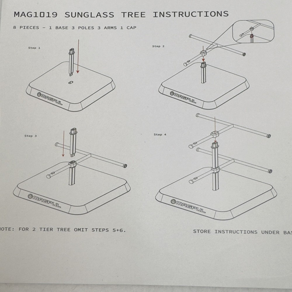 Magpul Sunglasses Tree Display