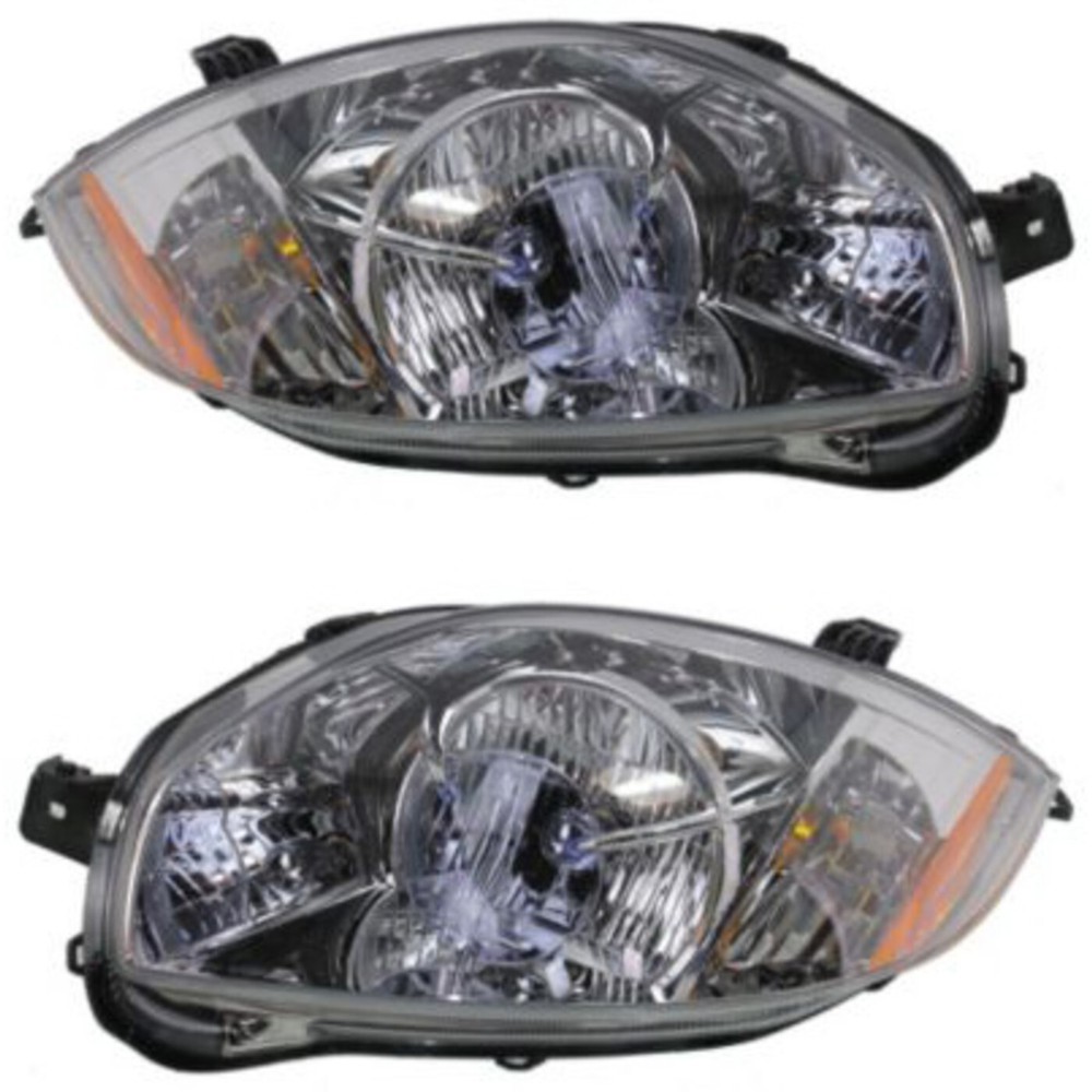 Headlight Assembly Set For 2007-2012 Mitsubishi Eclipse Left and Right Hatchback
