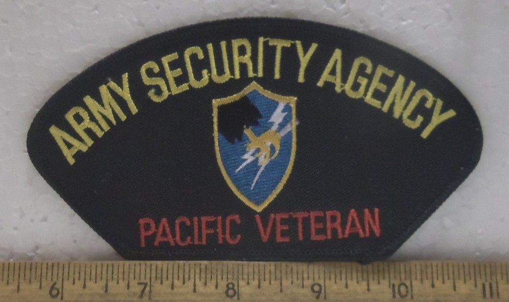 US Army Security Agency - Pacific Veteran Embroidered Patch