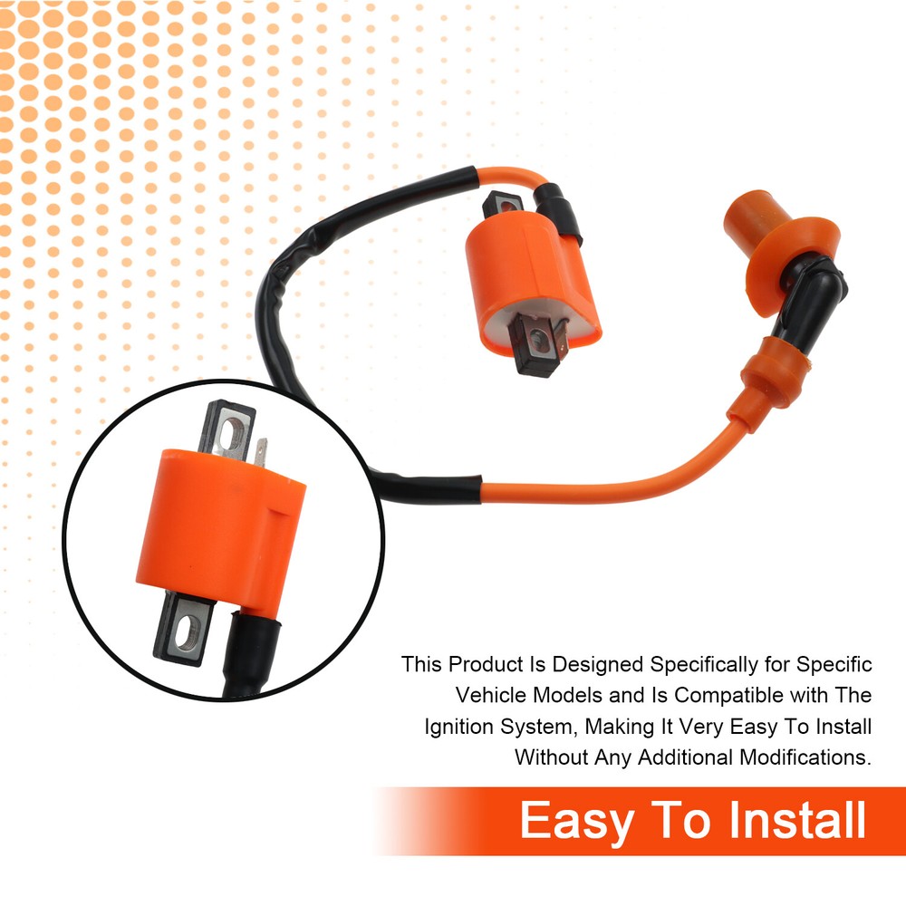 Racing Ignition Coil Spark Plug Lead Fit for 150cc 250cc Engine ATV Buggy