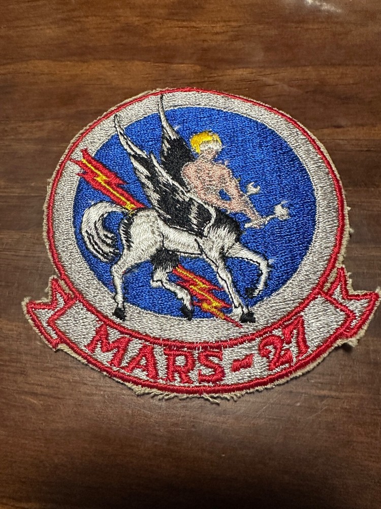 Vintage USMC MARS-27 Squadron Patch