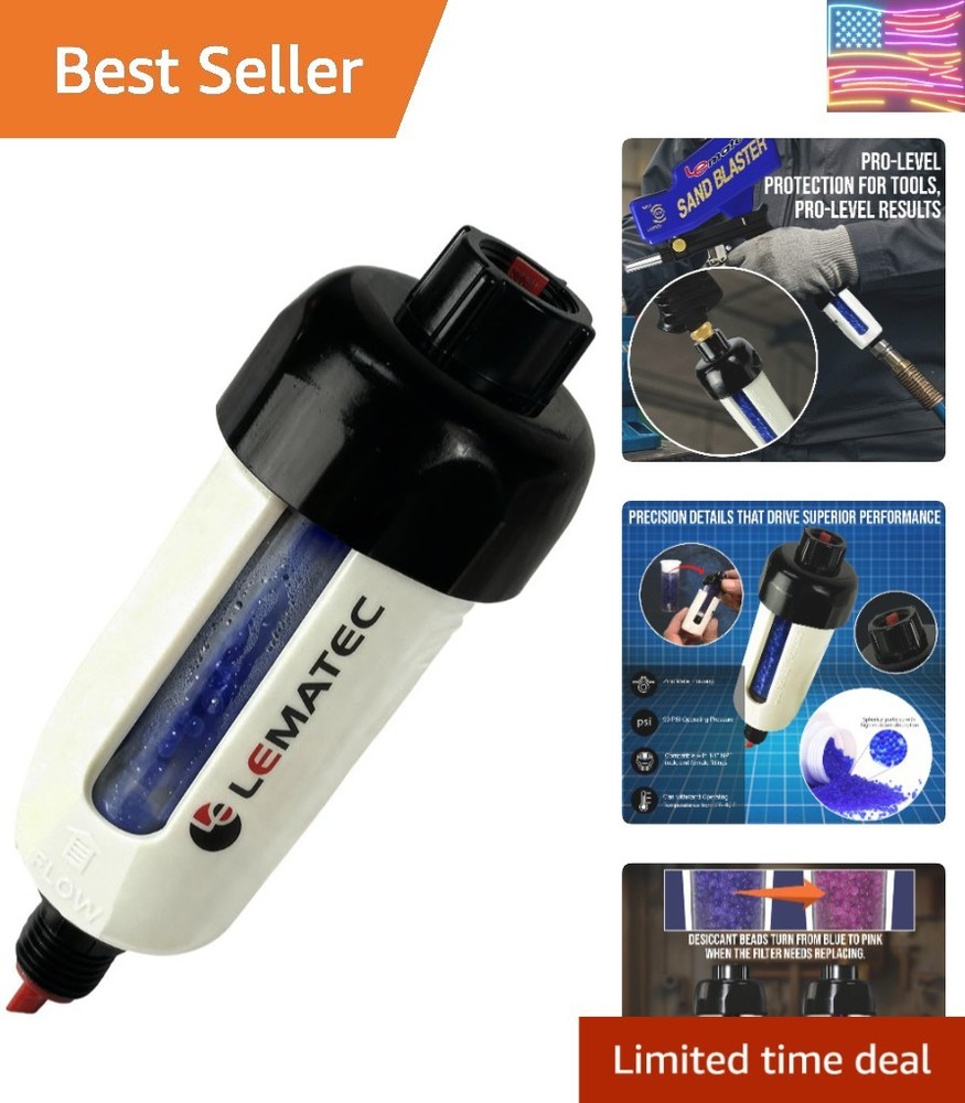 Air Dryer for Compressor with Replaceable Desiccant Element, Water Separator ...