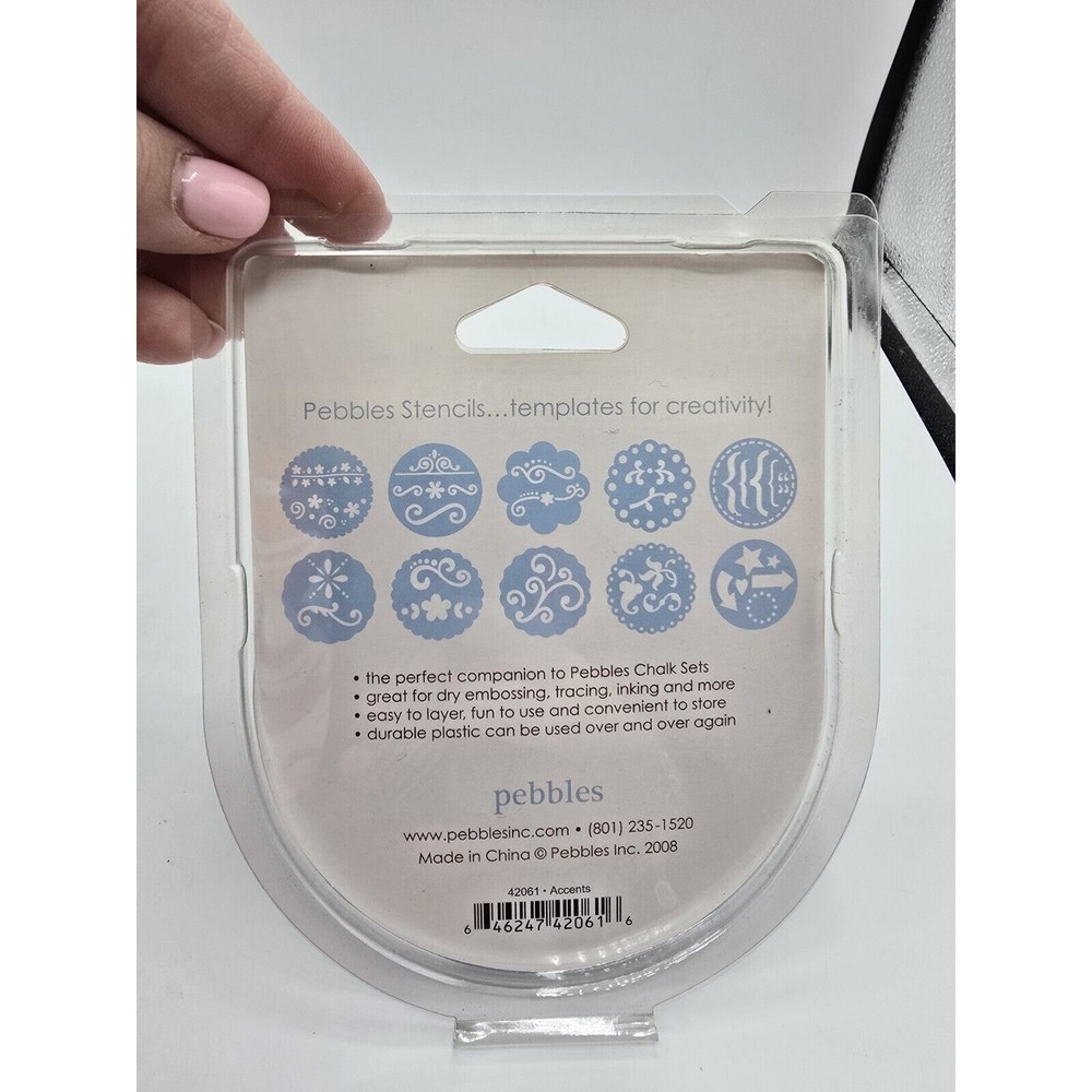 New Pebbles Stencils Accent - 10 Stencil Set