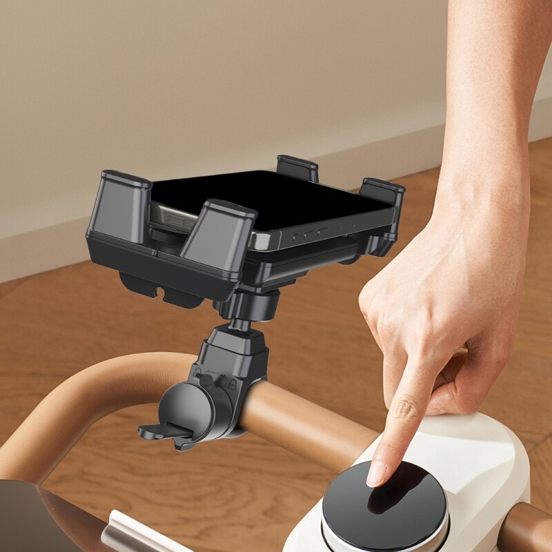Tablet Mount Rack Bracket For Exercise Machine Phone Tablets 360 Degree Rotating