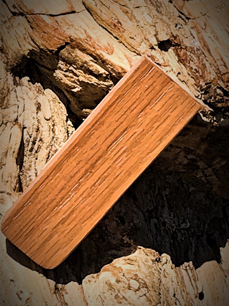 Standard Solid Oak and 10oz Leather Micro Pocket Strop/Sharpener Knives/Tools