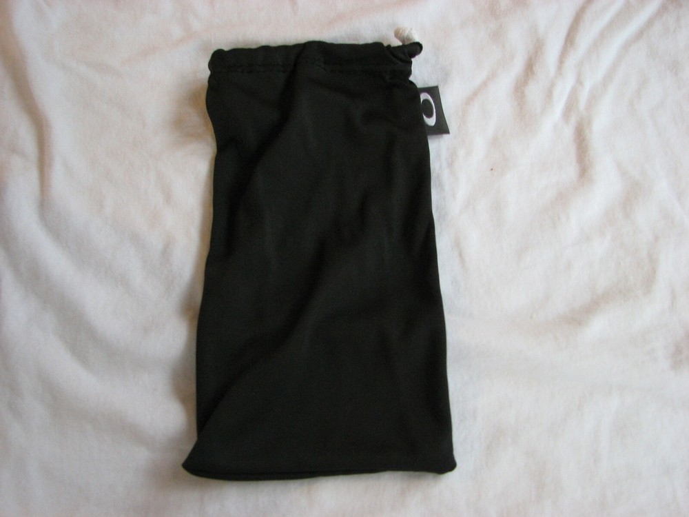 Oakley Sliver XL Large Black Microfiber Cleaning Storage Bag Authentic