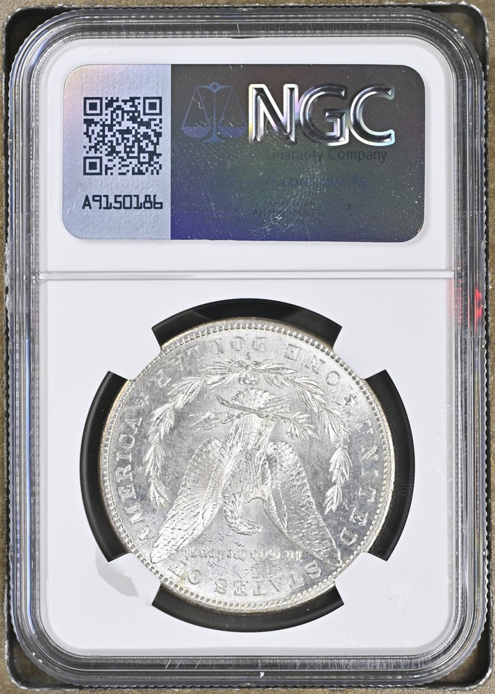 1882 S Morgan Silver Dollar NGC MS-63