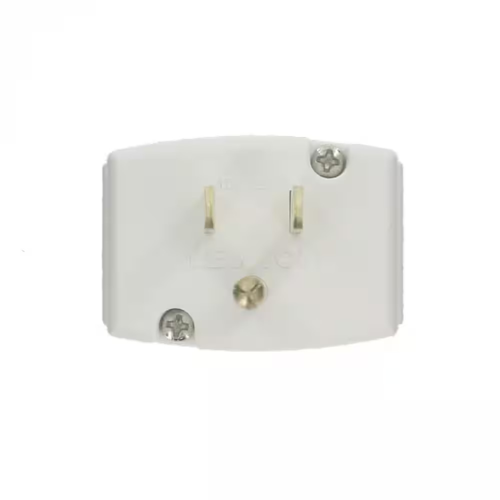 Grounded Triple Cube Outlet Adapter, White 692-W