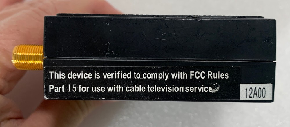 (1) Radio Shack A & B Push Button RF Switch TV Antenna Cable Selector 2 Inputs