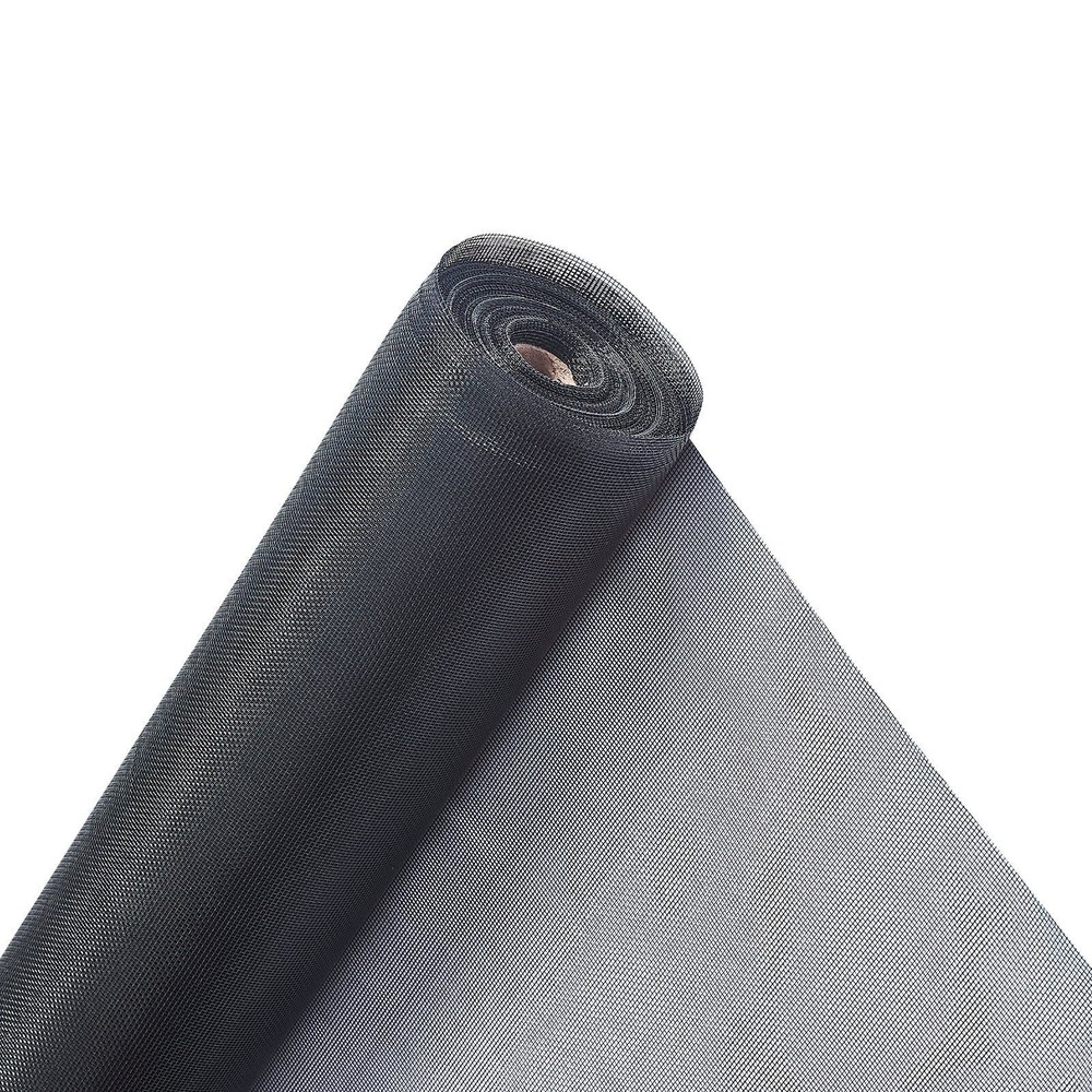 100ft x 96in Window Screen Mesh Replacement Roll - DIY Adjustable Frame