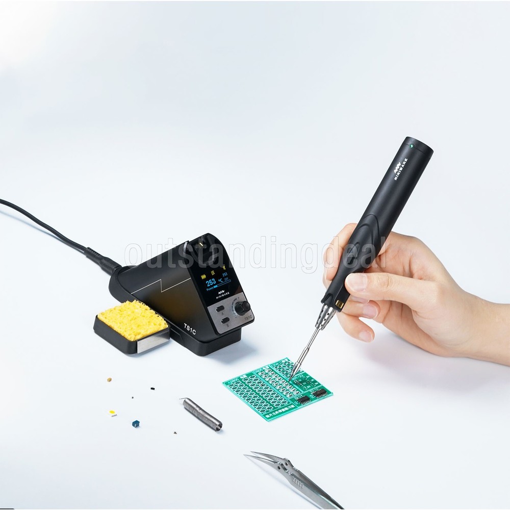 TS1C Cordless Soldering Station Intelligent Electronic Iron Support Bluetooth