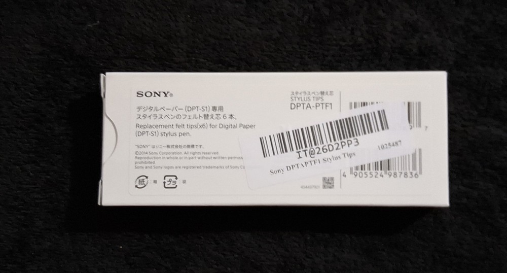 SONY Stylus Pen REPLACEMENT Tips Model # DPTA-PTF1 - 6 Hard Felt Tips
