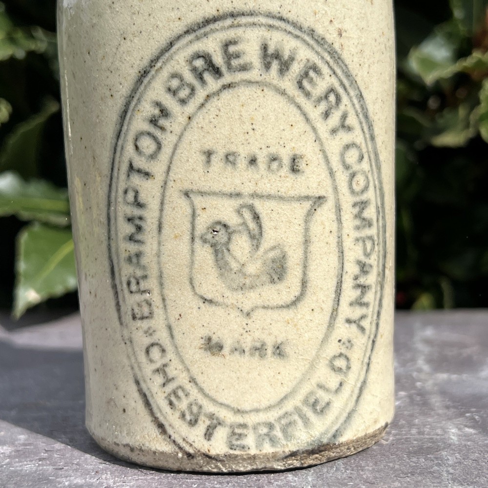 Brampton Brewery Chesterfield Ginger Beer Bottle Rustic Kitchen Décor Stoneware