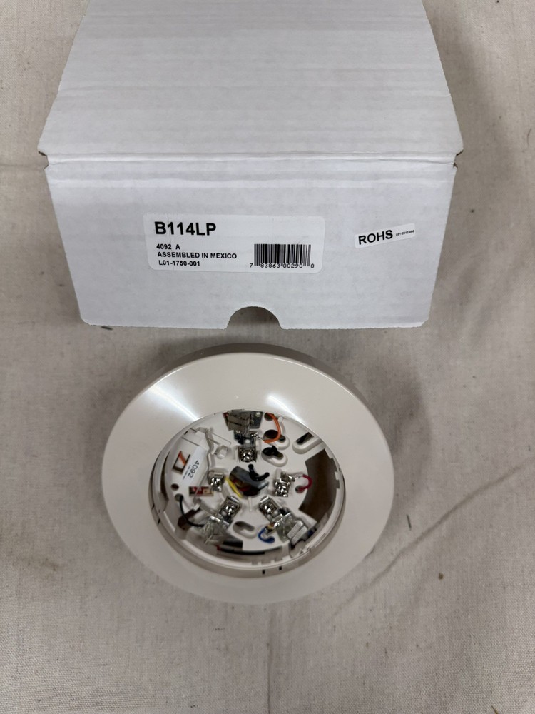 System Sensor B114LP Series Relay Base 4-Wire New In Box