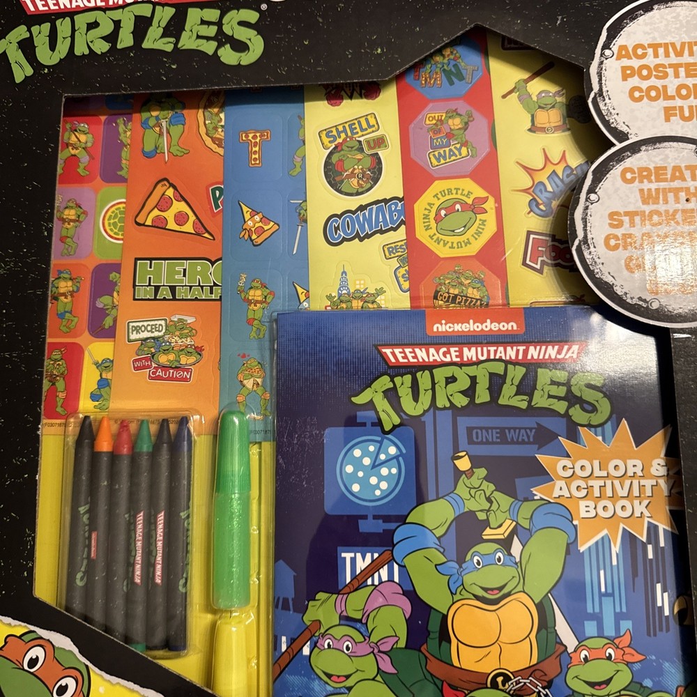 Nickelodeon TMNT Color Activity Set