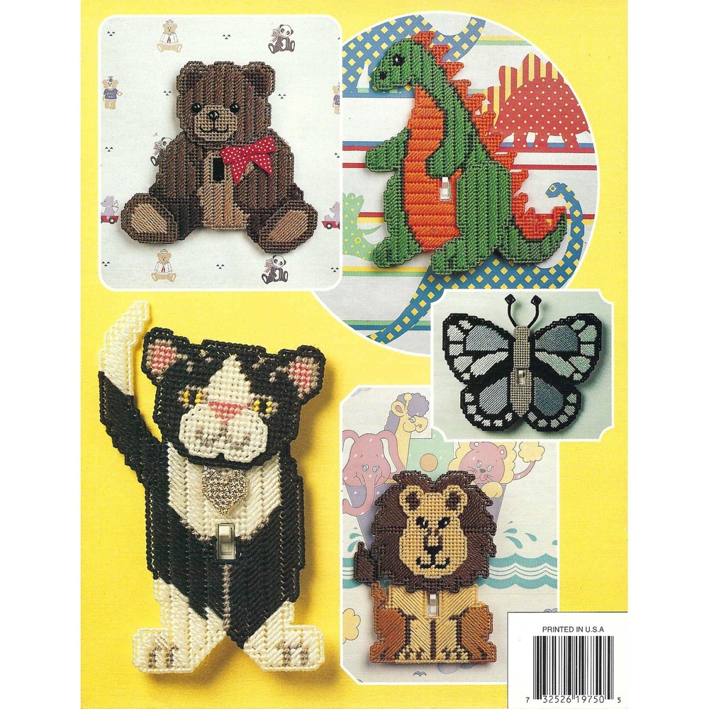 Delightful Light Switch Covers Plastic Canvas Pattern Book Annie's Attic #87S75