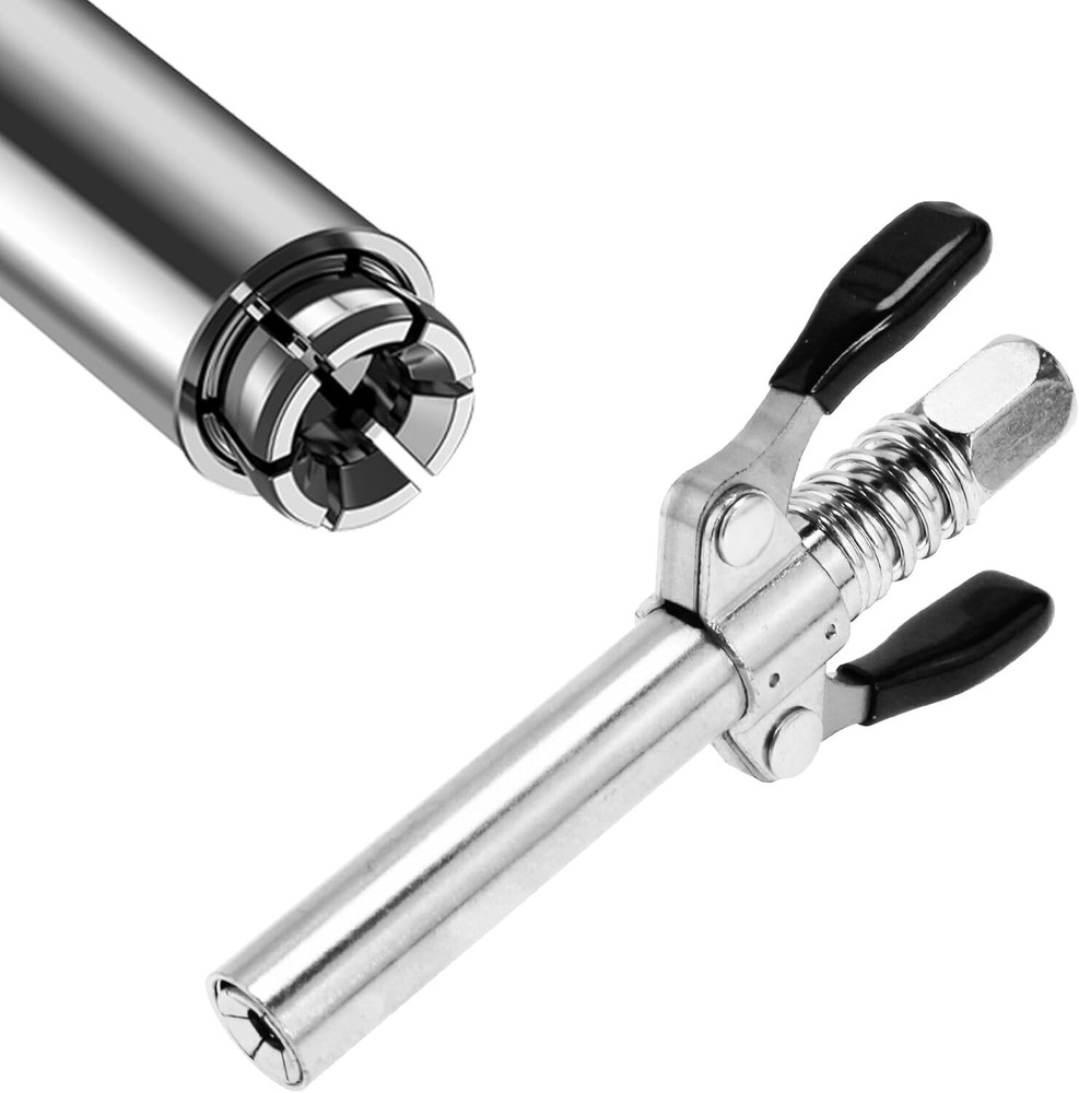 Grease Gun Coupler Double Handle Quick Release Tips 1/8" NPT, 10,000 PSI US SHIP