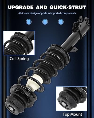 Complete Struts Spring Assembly Front Drive and Passenger side Struts Shock