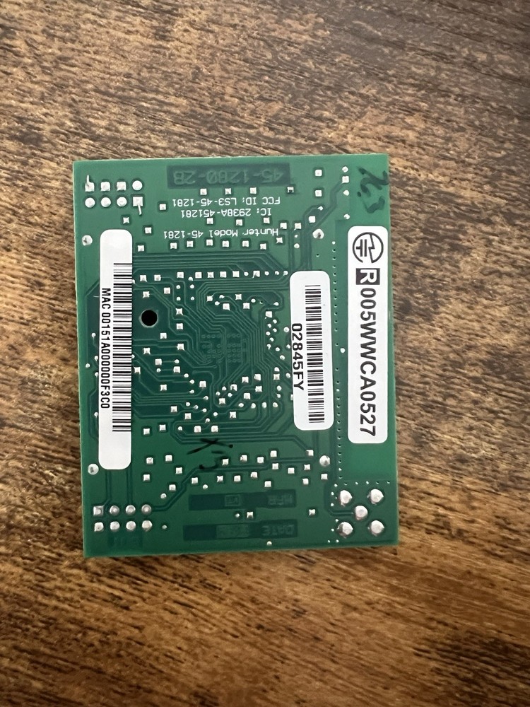 Hunter Alignment 45-1281-1-2 Radio Board. Tested.