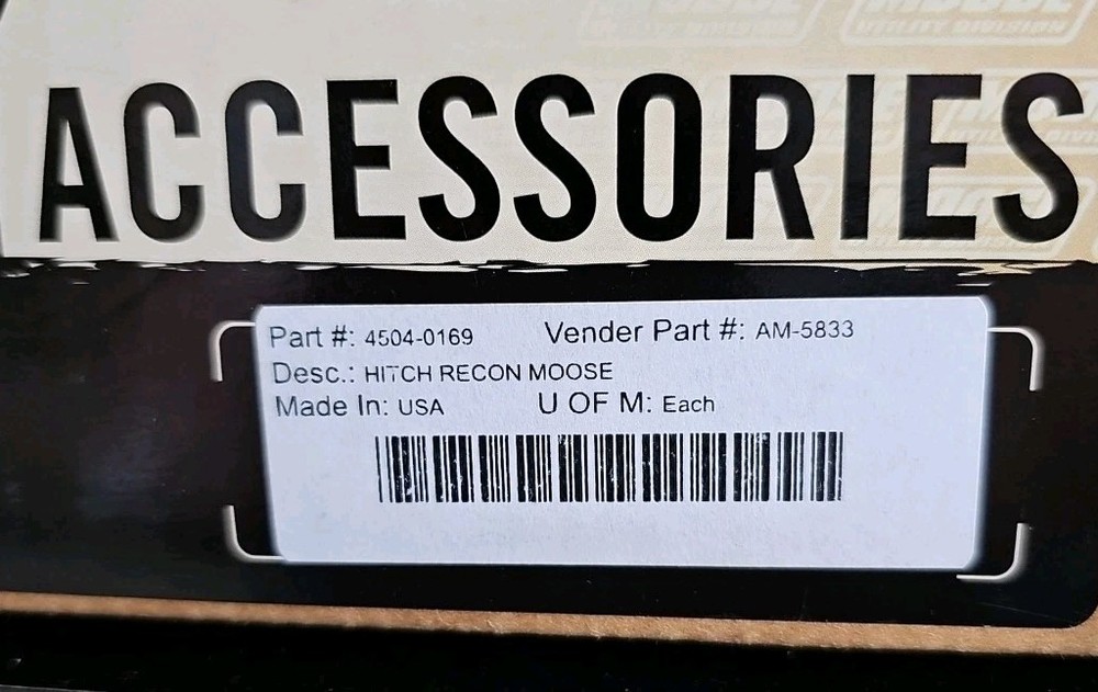 Moose Utilities Trailer Hitch 4504-0169