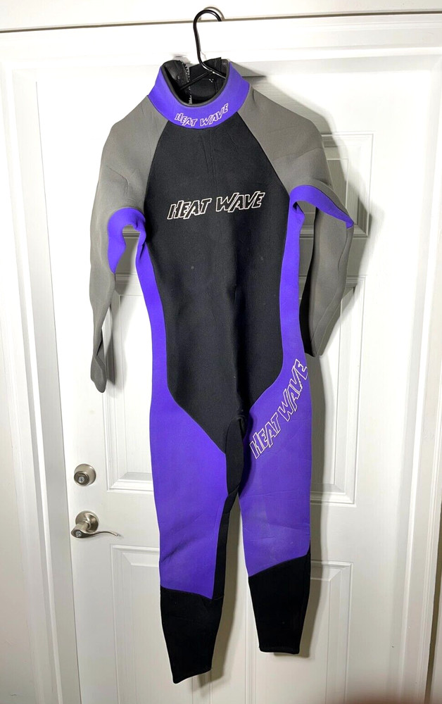 HEAT WAVE Thermo Tech M2M Neoprene Pull-On Back Zipper Wetsuit 2mm 1.5